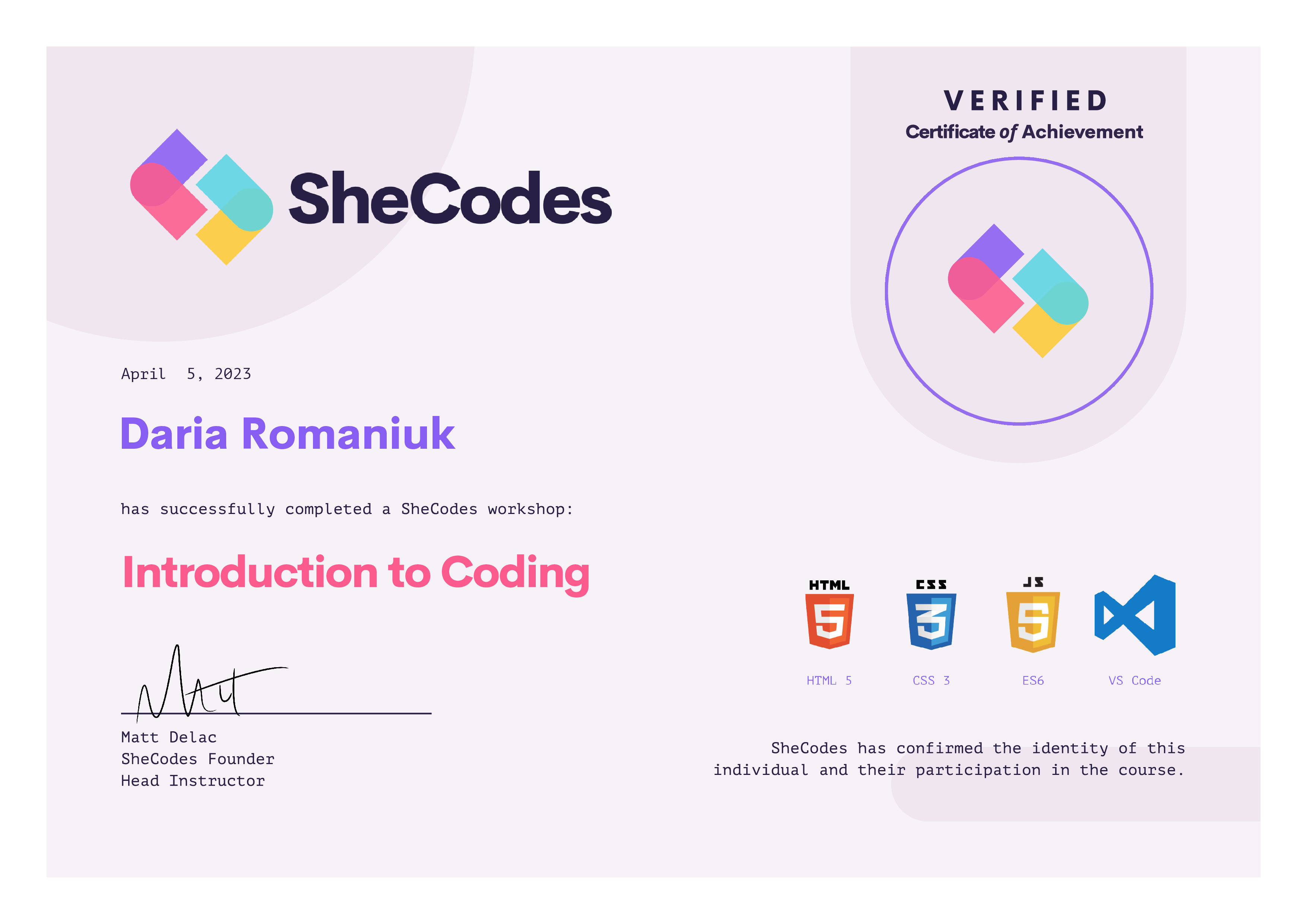 SheCodes